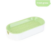 Environmentally friendly and durable pet double bowl anti slip base, suitable for universal bowls for pets