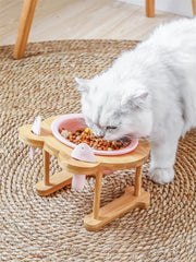 Ceramic cat bowl dog bowl single/double pet bowl cat/dog feeder