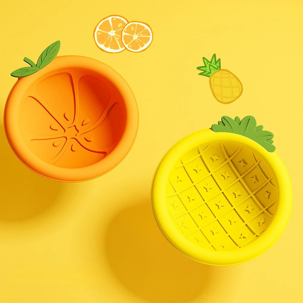Anti overflow slow feeding bowl, pet silicone bowl to protect cervical spine, high foot rice bowl