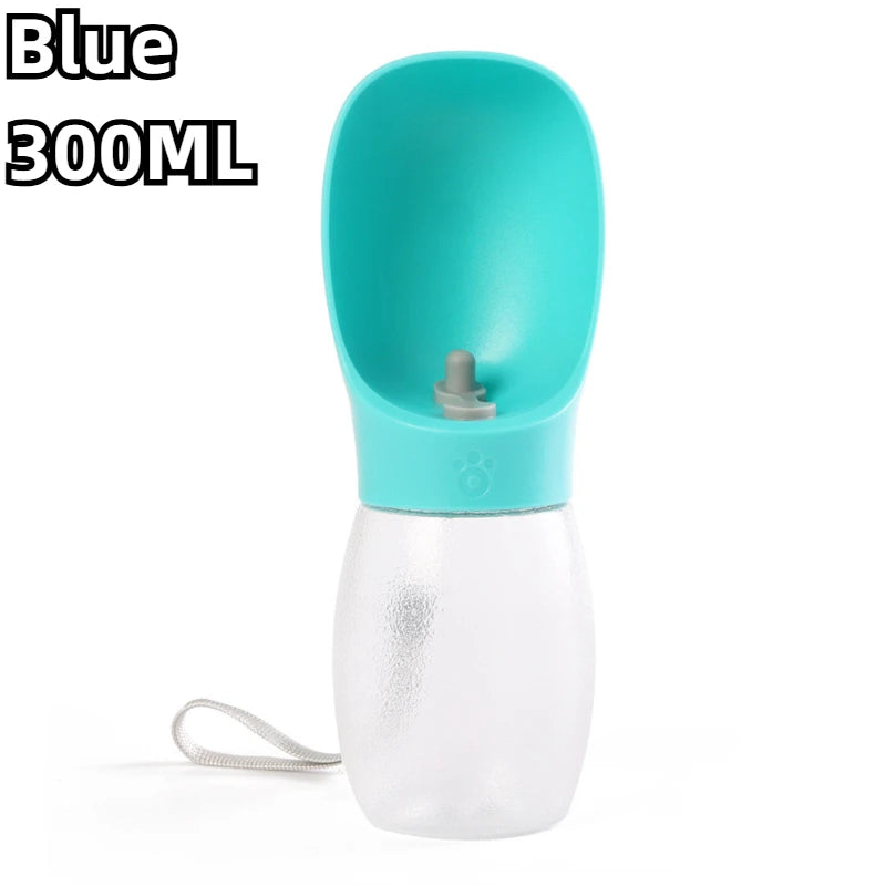 300ML Dog Water Bottle Portable Pet Water Dispenser For Small Big Dogs Cat Walking Outdoor Travel Leakproof Drinking Bowl Feeder