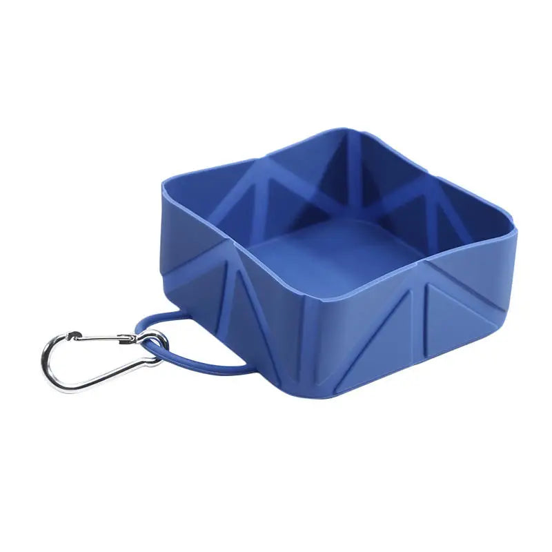 Travel pet accessories, lightweight, anti slip, foldable pet bowl, hiking buckle