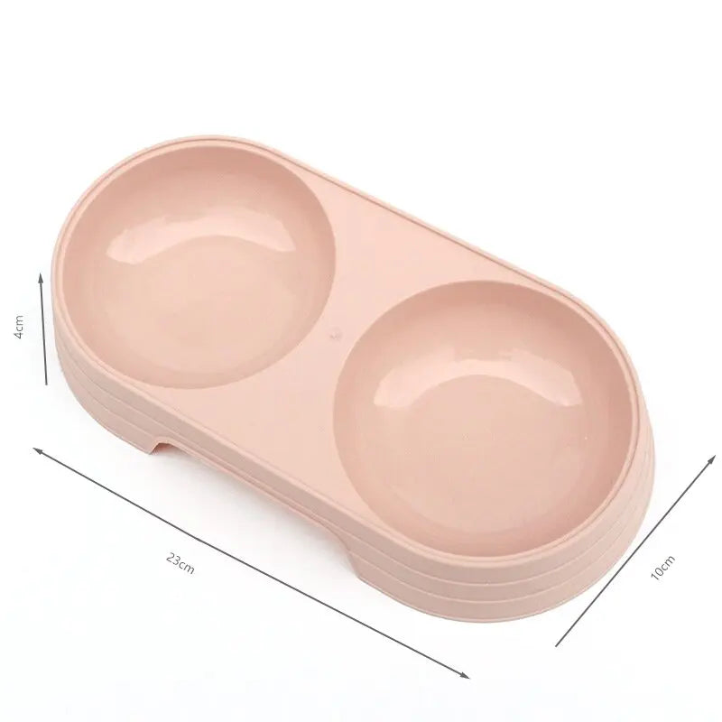 Environmentally friendly and durable pet double bowl anti slip base, suitable for universal bowls for pets